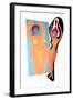 Artwork of An Anorexic Woman Looking In a Mirror-Paul Brown-Framed Premium Photographic Print