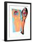 Artwork of An Anorexic Woman Looking In a Mirror-Paul Brown-Framed Photographic Print