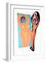 Artwork of An Anorexic Woman Looking In a Mirror-Paul Brown-Framed Photographic Print