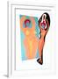 Artwork of An Anorexic Woman Looking In a Mirror-Paul Brown-Framed Photographic Print