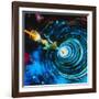 Artwork of Bussard RamScoop Starship-Julian Baum-Framed Photographic Print