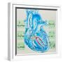 Artwork of Cardiac Arrhythmia with Heart & ECGs-John Bavosi-Framed Premium Photographic Print