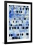 Artwork of DNA Sequences And a Human Fingerprint-PASIEKA-Framed Photographic Print