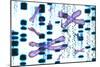 Artwork of DNA Sequences And Chromosomes-PASIEKA-Mounted Photographic Print