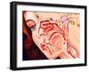 Artwork of Ear, Nose & Throat In a Cold Sufferer-John Bavosi-Framed Photographic Print