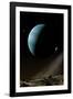 Artwork of Exoplanet HD69830-null-Framed Photographic Print