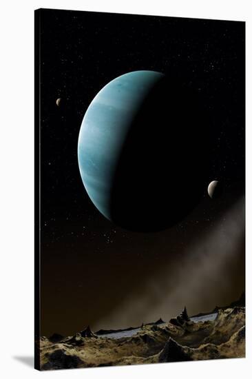 Artwork of Exoplanet HD69830-null-Stretched Canvas