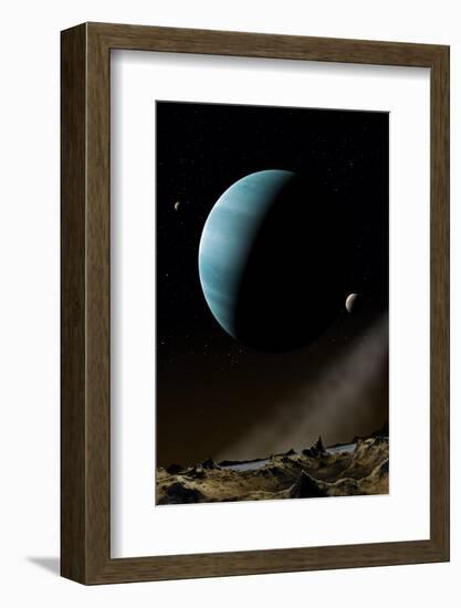 Artwork of Exoplanet HD69830-null-Framed Photographic Print