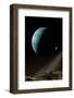 Artwork of Exoplanet HD69830-null-Framed Photographic Print