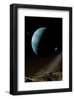 Artwork of Exoplanet HD69830-null-Framed Photographic Print