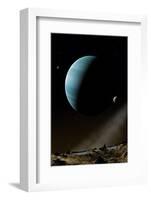 Artwork of Exoplanet HD69830-null-Framed Photographic Print