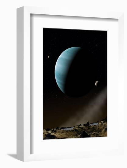 Artwork of Exoplanet HD69830-null-Framed Photographic Print