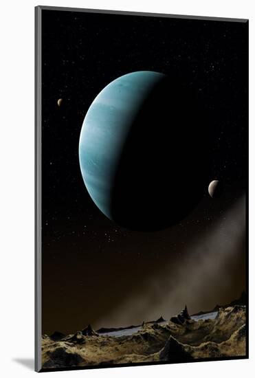 Artwork of Exoplanet HD69830-null-Mounted Photographic Print