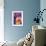 Artwork of Human Head with Brain And Light Trails-Mehau Kulyk-Framed Photographic Print displayed on a wall