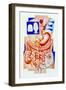 Artwork of Human Intestines And Colostomy-John Bavosi-Framed Photographic Print