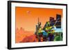 Artwork of Mars Terraforming Greenhouse-Julian Baum-Framed Premium Photographic Print