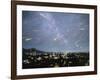 Artwork of Meteor Shower Over a City-Chris Butler-Framed Photographic Print