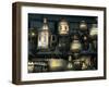 Artwork of Moroccan Brass Lanterns, Casablanca, Morocco-Bill Bachmann-Framed Premium Photographic Print