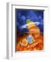 Artwork of Sun And Planets of Solar System-Julian Baum-Framed Premium Photographic Print