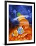 Artwork of Sun And Planets of Solar System-Julian Baum-Framed Photographic Print