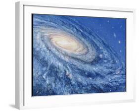 Artwork of the Milky Way, Our Galaxy-Chris Butler-Framed Photographic Print