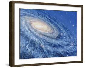 Artwork of the Milky Way, Our Galaxy-Chris Butler-Framed Photographic Print