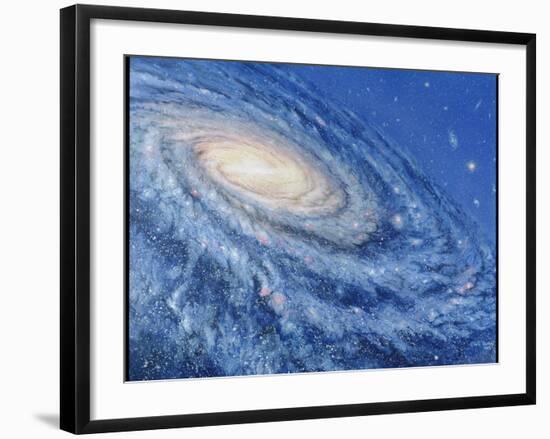 Artwork of the Milky Way, Our Galaxy-Chris Butler-Framed Photographic Print