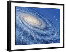 Artwork of the Milky Way, Our Galaxy-Chris Butler-Framed Photographic Print