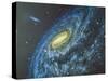 Artwork of the Milky Way Viewed From Outside-Chris Butler-Stretched Canvas