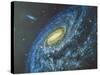 Artwork of the Milky Way Viewed From Outside-Chris Butler-Stretched Canvas