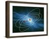 Artwork of the Orbits of the Planets-Victor Habbick-Framed Premium Photographic Print