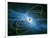 Artwork of the Orbits of the Planets-Victor Habbick-Framed Photographic Print