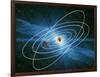 Artwork of the Orbits of the Planets-Victor Habbick-Framed Photographic Print