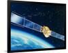 Artwork of the Telecom 1A Communications Satellite-David Ducros-Framed Photographic Print