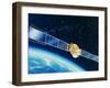 Artwork of the Telecom 1A Communications Satellite-David Ducros-Framed Photographic Print