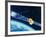 Artwork of the Telecom 1A Communications Satellite-David Ducros-Framed Photographic Print