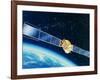 Artwork of the Telecom 1A Communications Satellite-David Ducros-Framed Photographic Print