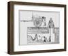 Artwork of Workers Cleaning Out Sewers-Science Photo Library-Framed Photographic Print
