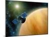Artwork Showing Magellan Spacecraft Orbiting Venus-Julian Baum-Mounted Photographic Print