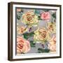 Artwork Watercolor Flowers Roses-Dasha Kozlovskikh-Framed Art Print