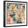 Artwork Watercolor Flowers Roses-Dasha Kozlovskikh-Framed Art Print