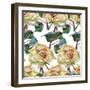 Artwork Watercolor Flowers Roses-Dasha Kozlovskikh-Framed Art Print