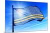 Aruba Flag Waving on the Wind-Flogel-Mounted Photographic Print