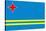 Aruba Flag-Peter Etchells-Stretched Canvas