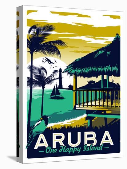 Aruba-Matthew Schnepf-Stretched Canvas