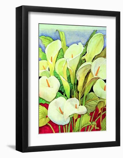 Arum Lilies-Lillian Delevoryas-Framed Art Print