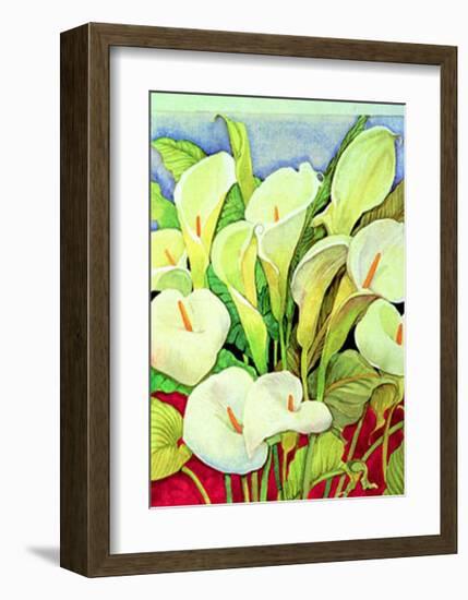 Arum Lilies-Lillian Delevoryas-Framed Art Print