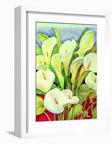 Arum Lilies-Lillian Delevoryas-Framed Art Print