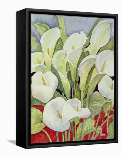 Arum Lillies, 1978-Lillian Delevoryas-Framed Stretched Canvas