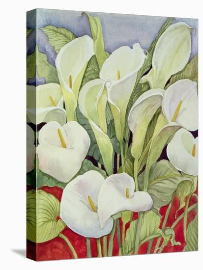 Arum Lillies, 1978-Lillian Delevoryas-Stretched Canvas